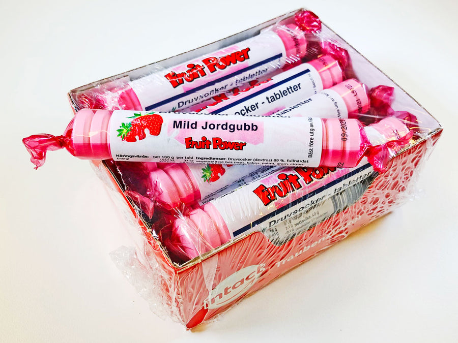 Druvsocker FruitPower Mild Jordgubb 15-pack