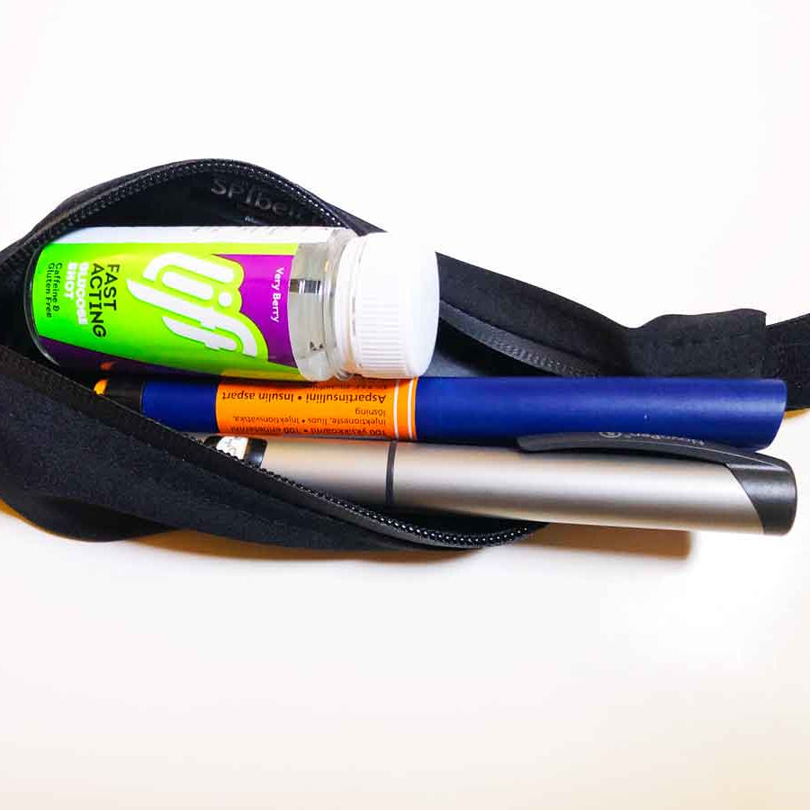 Spibelt-perform-black insulinpenna druvsocker