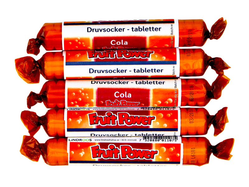 Druvsocker FruitPower cola 5-pack