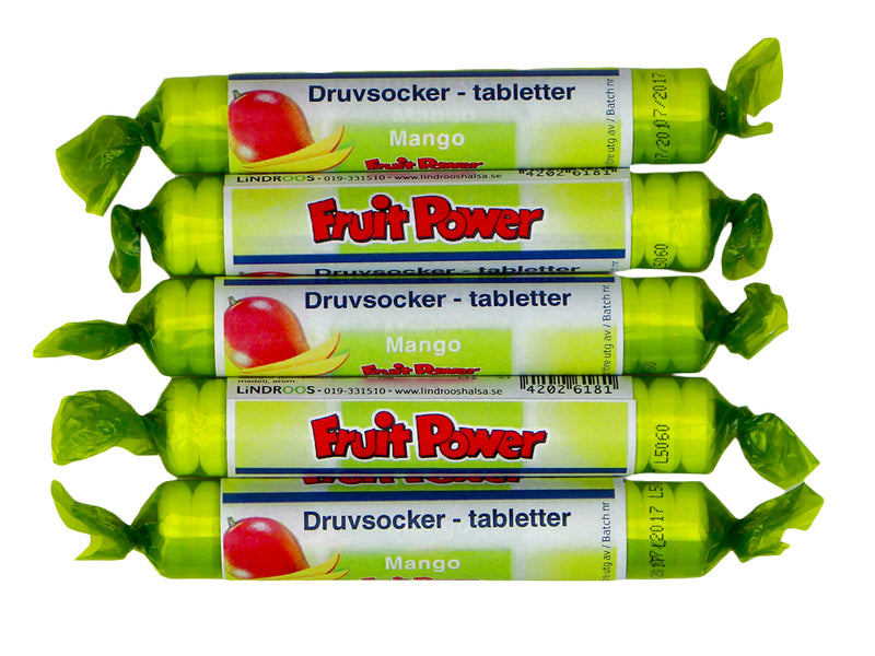 Druvsocker FruitPower Mango 5-pack